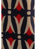 Seidensticker Bluse in Schwarz/ Rot/ Beige