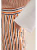 Seidensticker Hose in Orange/ Weiß/ Dunkelblau