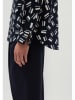 Seidensticker Blouse zwart/wit