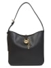 Michael Kors Leder-Schultertasche in Schwarz - (B)26 x (H)22 x (T)10 cm