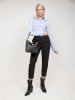 Michael Kors Leder-Schultertasche in Schwarz - (B)26 x (H)22 x (T)10 cm