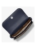 Michael Kors Leder-Umhängetasche in Dunkelblau - (B)21 x (H)14 x (T)4,5 cm