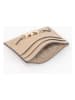 Michael Kors Leren pasetui camel - (B)10 x (H)7,5 x (D)1 cm