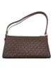 Michael Kors Leren schoudertas donkerbruin - (B)26 x (H)14 x (D)7 cm