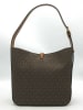 Michael Kors Leder-Schultertasche in Dunkelbraun - (B)27 x (H)23 x (T)11 cm