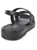 Karl Lagerfeld Kids Leder-Sandalen in Schwarz
