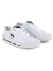 Karl Lagerfeld Kids Leder-Sneakers in Weiß