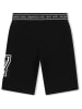 Karl Lagerfeld Kids Bermudy dresowe w kolorze czarnym