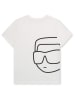 Karl Lagerfeld Kids Koszulka w kolorze białym