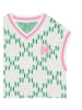Karl Lagerfeld Kids Kleid in Weiß/ Grün/ Rosa