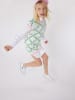 Karl Lagerfeld Kids Kleid in Weiß/ Grün/ Rosa