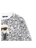 Karl Lagerfeld Kids Sweatshirt zwart/wit