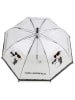 Karl Lagerfeld Kids Paraplu transparant/zwart