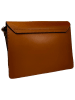 ORE10 Leren schoudertas "Lazur" bruin - (B)22 x (H)18 x (D)7 cm
