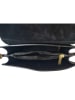 ORE10 Leren schoudertas "Lazur" bruin - (B)22 x (H)18 x (D)7 cm