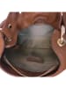 ORE10 Leder-Schultertasche "Miser" in Hellbraun - (B)35 x (H)30 x (T)9 cm