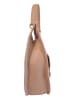 ORE10 Leder-Schultertasche "Miser" in Rosa - (B)35 x (H)30 x (T)9 cm