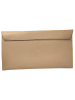ORE10 Leren schoudertas "Moiso" beige - (B)31 x (H)16 x (D)0,8 cm