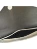 ORE10 Leder-Umhängetasche "Moiso" in Silber - (B)31 x (H)16 x (T)0,8 cm