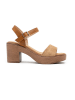 Foreverfolie Haksandalen lichtbruin