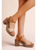 Foreverfolie Haksandalen lichtbruin