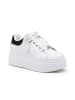 Foreverfolie Sneakers in Weiß/ Schwarz