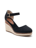 Foreverfolie Sleehaksandalen zwart/beige