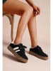 Foreverfolie Sneakers zwart/wit