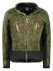 Canadian Peak Fleecejacke "Ulisteak" in Khaki/ Schwarz