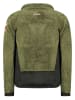 Canadian Peak Fleecejacke "Ulisteak" in Khaki/ Schwarz