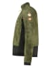 Canadian Peak Fleecejacke "Ulisteak" in Khaki/ Schwarz