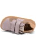 bisgaard Leder-Sneakers in Lila/ Hellbraun