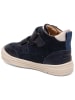 bisgaard Leder-Sneakers in Dunkelblau/ Rot
