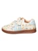 bisgaard Leder-Sneakers in Beige/ Hellblau