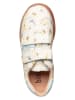 bisgaard Leder-Sneakers in Beige/ Hellblau