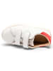 bisgaard Leren sneakers wit/oranje