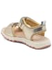 bisgaard Leder-Sandalen in Gold