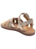 bisgaard Leder-Sandalen in Gold