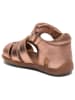 bisgaard Leren sandalen lichtroze/goudkleurig