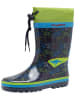 Kangaroos Gummistiefel "K-Summerrain" in Dunkelblau/ Grün