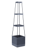 Garden Hero Pflanzenturm in Anthrazit - (B)25 x (H)115 x (T)25 cm