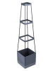 Garden Hero Pflanzenturm in Anthrazit - (B)25 x (H)115 x (T)25 cm