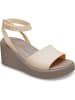 Crocs Keilsandaletten "Brooklyn" in Beige