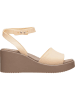 Crocs Keilsandaletten "Brooklyn" in Beige