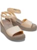 Crocs Keilsandaletten "Brooklyn" in Beige
