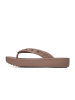 Crocs Zehentrenner "Platform Geometrc" in Hellbraun