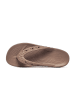 Crocs Zehentrenner "Platform Geometrc" in Hellbraun