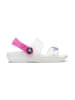 Crocs Sandalen "Classic" in Weiß/ Pink