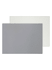 FREEFORM Tischset "Duo" in Grau/ Creme - (L)40 x (B)30 cm