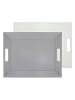 FREEFORM Wendetablett in Grau/ Creme - (L)45 x (B)35 cm